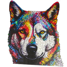 Carregar imagem no visualizador da galeria, Quebra-Cabeça de Madeira 3D - Husky
