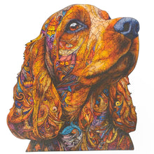 Carregar imagem no visualizador da galeria, Quebra-Cabeça de Madeira 3D - Cocker
