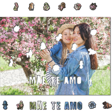 Carregar imagem no visualizador da galeria, Sua Foto com Molde Dia das Mães - Quebra-Cabeça de Madeira 3D Personalizável