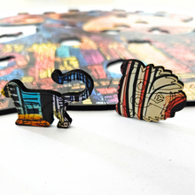 Carregar imagem no visualizador da galeria, Quebra-Cabeça de Madeira 3D - Macaco Cyberpunk