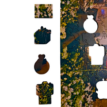 Carregar imagem no visualizador da galeria, Sua Foto com Molde Dia dos Namorados - Quebra-Cabeça de Madeira 3D Personalizável