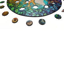 Carregar imagem no visualizador da galeria, Quebra-Cabeça de Madeira 3D - Mandala Árvore Yin Yang