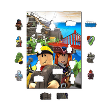 Carregar imagem no visualizador da galeria, Quebra-Cabeça de Madeira 3D - Roblox