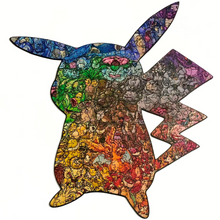 Carregar imagem no visualizador da galeria, Quebra-Cabeça de Madeira 3D - Pikachu