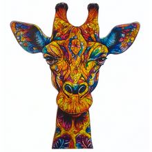 Carregar imagem no visualizador da galeria, Quebra-Cabeça de Madeira 3D - Girafa