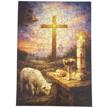 Carregar imagem no visualizador da galeria, Quebra-Cabeça de Madeira 3D - Páscoa Divina