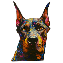 Carregar imagem no visualizador da galeria, Quebra-Cabeça de Madeira 3D - Dobermann