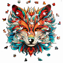 Carregar imagem no visualizador da galeria, Quebra-Cabeça de Madeira 3D - Raposa