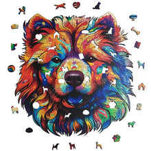 Carregar imagem no visualizador da galeria, Quebra-Cabeça de Madeira 3D - Chow Chow