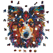 Carregar imagem no visualizador da galeria, Quebra-Cabeça de Madeira 3D - Pastor de Shetland