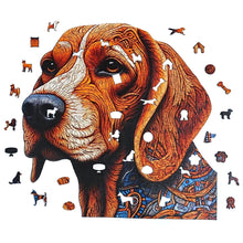 Carregar imagem no visualizador da galeria, Quebra-Cabeça de Madeira 3D - Beagle