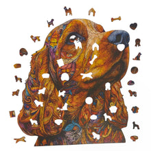 Carregar imagem no visualizador da galeria, Quebra-Cabeça de Madeira 3D - Cocker