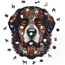 Carregar imagem no visualizador da galeria, Quebra-Cabeça de Madeira 3D - Bernese Mountain