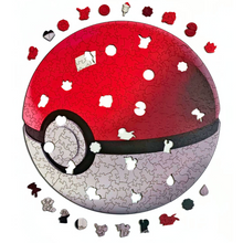 Carregar imagem no visualizador da galeria, Quebra-Cabeça de Madeira 3D - Pokebola Original