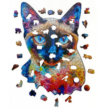 Carregar imagem no visualizador da galeria, Quebra-Cabeça de Madeira 3D - Siamês