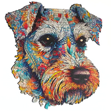 Carregar imagem no visualizador da galeria, Quebra-Cabeça de Madeira 3D - Schnauzer