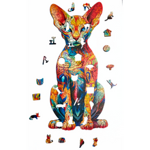 Carregar imagem no visualizador da galeria, Quebra-Cabeça de Madeira 3D - Sphynx