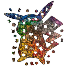 Carregar imagem no visualizador da galeria, Quebra-Cabeça de Madeira 3D - Pikachu