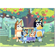 Carregar imagem no visualizador da galeria, Quebra-Cabeça de Madeira 3D - Bluey
