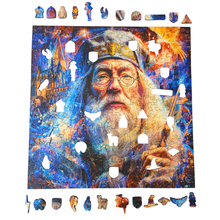 Carregar imagem no visualizador da galeria, Quebra-Cabeça de Madeira 3D - Dumbledore