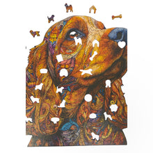 Carregar imagem no visualizador da galeria, Quebra-Cabeça de Madeira 3D - Cocker