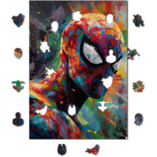 Carregar imagem no visualizador da galeria, Quebra-Cabeça de Madeira 3D - Homem Aranha