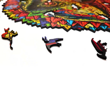 Carregar imagem no visualizador da galeria, Quebra-Cabeça de Madeira 3D - T-Rex