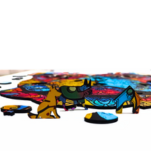 Carregar imagem no visualizador da galeria, Quebra-Cabeça de Madeira 3D - Bulldog Francês