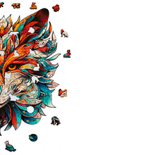 Carregar imagem no visualizador da galeria, Quebra-Cabeça de Madeira 3D - Raposa