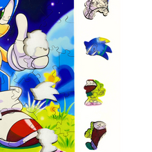 Carregar imagem no visualizador da galeria, Quebra-Cabeça de Madeira 3D - Sonic