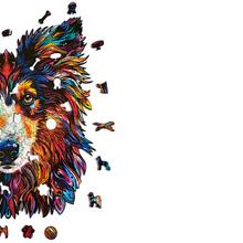 Carregar imagem no visualizador da galeria, Quebra-Cabeça de Madeira 3D - Pastor de Shetland