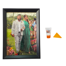 Carregar imagem no visualizador da galeria, Sua Foto com Molde Dia dos Namorados - Quebra-Cabeça de Madeira 3D Personalizável