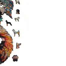 Carregar imagem no visualizador da galeria, Quebra-Cabeça de Madeira 3D - Schnauzer