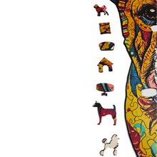 Carregar imagem no visualizador da galeria, Quebra-Cabeça de Madeira 3D - Bulldog Inglês