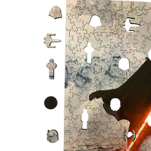 Carregar imagem no visualizador da galeria, Quebra-Cabeça de Madeira 3D - Darth Vader