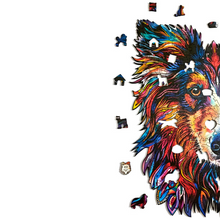 Carregar imagem no visualizador da galeria, Quebra-Cabeça de Madeira 3D - Pastor de Shetland