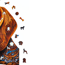 Carregar imagem no visualizador da galeria, Quebra-Cabeça de Madeira 3D - Beagle