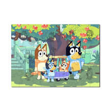 Carregar imagem no visualizador da galeria, Quebra-Cabeça de Madeira 3D - Bluey