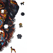 Carregar imagem no visualizador da galeria, Quebra-Cabeça de Madeira 3D - Bernese Mountain