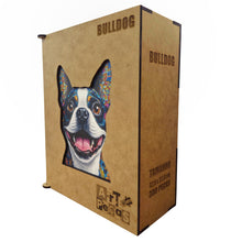 Carregar imagem no visualizador da galeria, Quebra-Cabeça de Madeira 3D - Bulldog