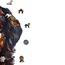 Carregar imagem no visualizador da galeria, Quebra-Cabeça de Madeira 3D - Bernese Mountain