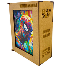 Carregar imagem no visualizador da galeria, Quebra-Cabeça de Madeira 3D - Homem Aranha