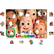 Carregar imagem no visualizador da galeria, Quebra-Cabeça de Madeira 3D - Cocomelon