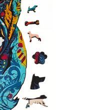 Carregar imagem no visualizador da galeria, Quebra-Cabeça de Madeira 3D - Bulldog Inglês