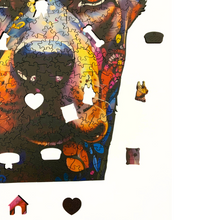 Carregar imagem no visualizador da galeria, Quebra-Cabeça de Madeira 3D - Dobermann