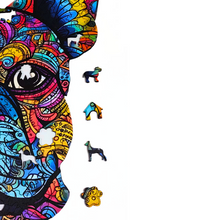 Carregar imagem no visualizador da galeria, Quebra-Cabeça de Madeira 3D - Bulldog Francês