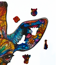 Carregar imagem no visualizador da galeria, Quebra-Cabeça de Madeira 3D - Girafa