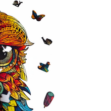 Carregar imagem no visualizador da galeria, Quebra-Cabeça de Madeira 3D - Galinha