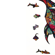 Carregar imagem no visualizador da galeria, Quebra-Cabeça de Madeira 3D - Cavalo Marinho