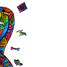 Carregar imagem no visualizador da galeria, Quebra-Cabeça de Madeira 3D - Bulldog Francês